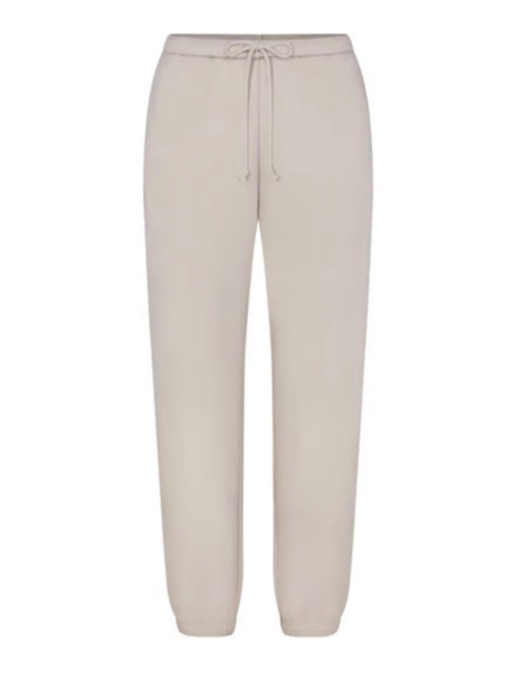 SKIMS Cotton Fleece Stone Sweat Set (inc zip sweatshirt and sweatpants) Size L - Picture 3 of 7